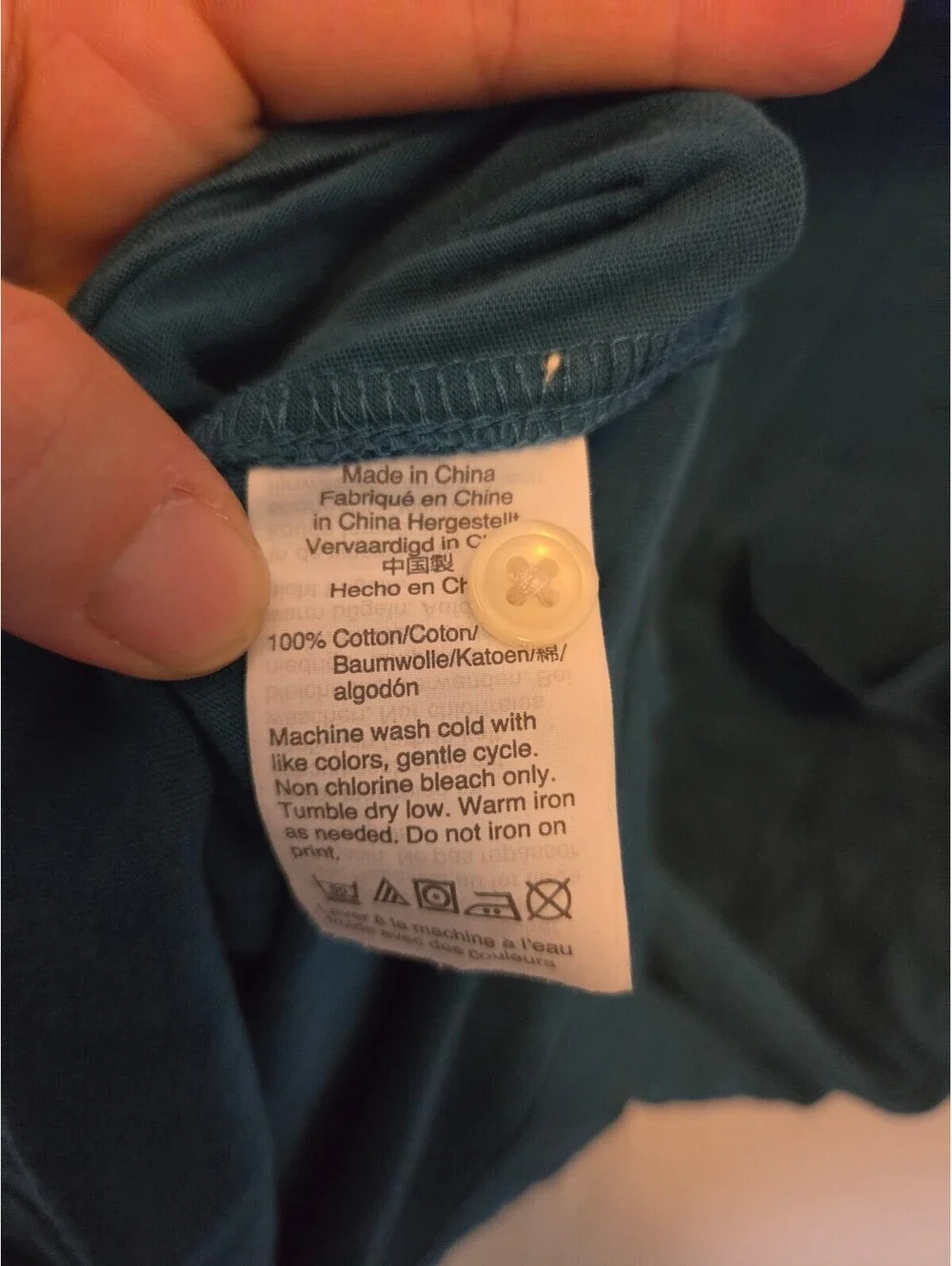 J.Crew Mercantile Broken-In Knit Polo Shirt XL Blue Cotton